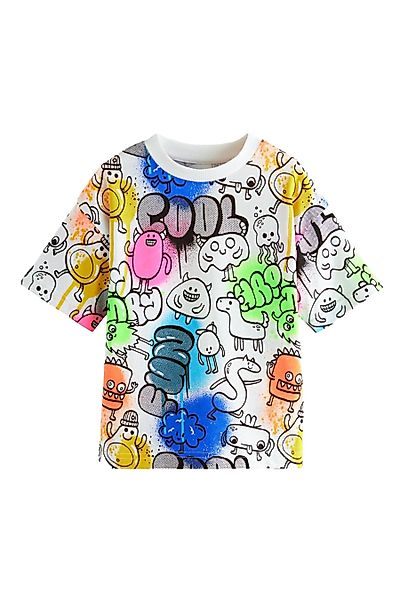 Next T-Shirt Kurzärmeliges Graffiti T-Shirt aus günstig online kaufen