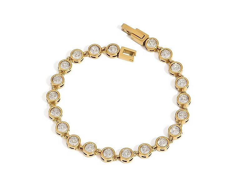 ROUGEMONT Tennisarmband Damen Tennisarmband Rudschliff Hypoallergen 18cm Wa günstig online kaufen