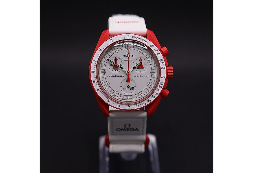 Swatch Chronograph Omega Swatch Bioceramic Moonswatch Mission To Mars günstig online kaufen