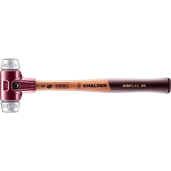 Halder Simplex Schonhammer Ø 30 mm Weichmetall mit Tempergussgehäuse günstig online kaufen