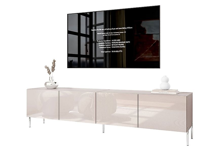 Lookway TV-Schrank TV-Schrank COLGANTE 200 in Kaschmir Hochglanz mit Beinen günstig online kaufen