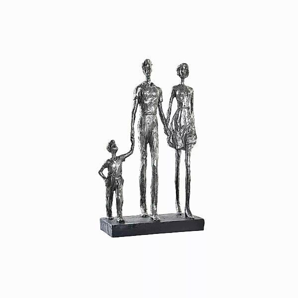 Deko-figur Dkd Home Decor Silberfarben Schwarz Harz Moderne Familie (26 X 1 günstig online kaufen