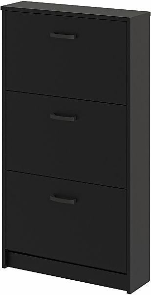 FMD Schuhschrank "Step 3", Breite 58,5 cm, Tief 17 cm, mit 3 Klappen, Schuh günstig online kaufen