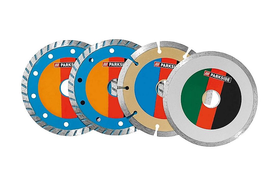 Parkside Diamanttrennscheibe Winkelschleiferzubehör Sets Diamant Trennschei günstig online kaufen