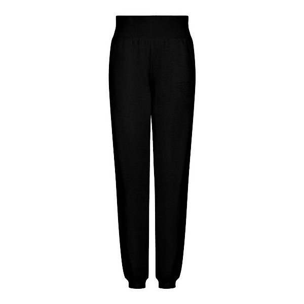 Emporio Armani Loungehose Pants with Cuffs mit Adler-Patch günstig online kaufen