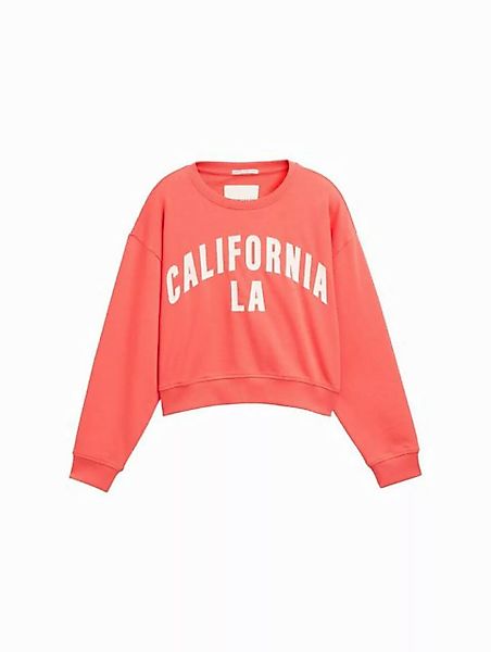 TOM TAILOR Sweatshirt Cropped Sweatshirt mit Print günstig online kaufen