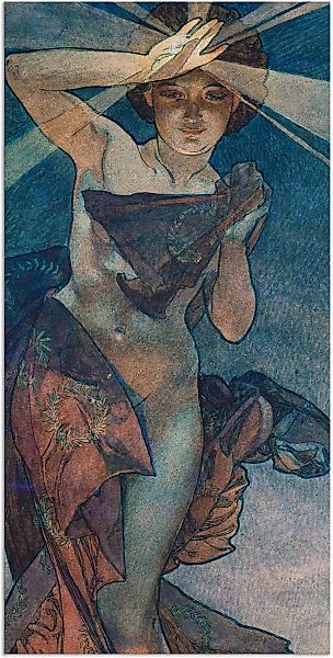Artland Wandbild "Sterne Der Morgenstern 1902", Frau, (1 St.), als Alubild, günstig online kaufen