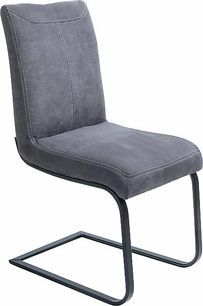 K+W Komfort & Wohnen Freischwinger "Floyd" () Kontrastnaht, Freischwingerge günstig online kaufen