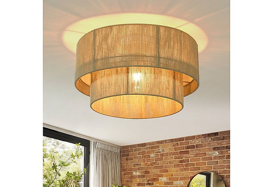 ZMH Deckenleuchte Boho Deckenlampe Schlafzimmer: Ø40cm Vintage, ohne Leucht günstig online kaufen