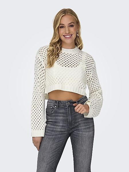 ONLY Strickpullover ONLSMILLA SHORT PULLOVER L/S günstig online kaufen