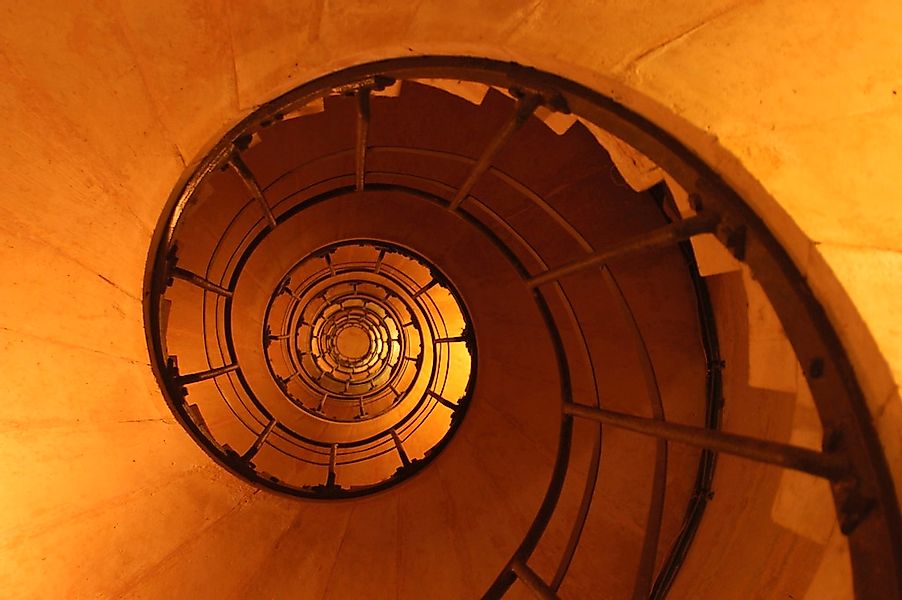 Papermoon Fototapete "Wendeltreppe" günstig online kaufen
