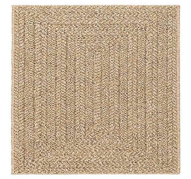 vidaXL Teppich Teppich ZIZUR 120x120 cm Jute-Optik Indoor und Outdoor, Quad günstig online kaufen