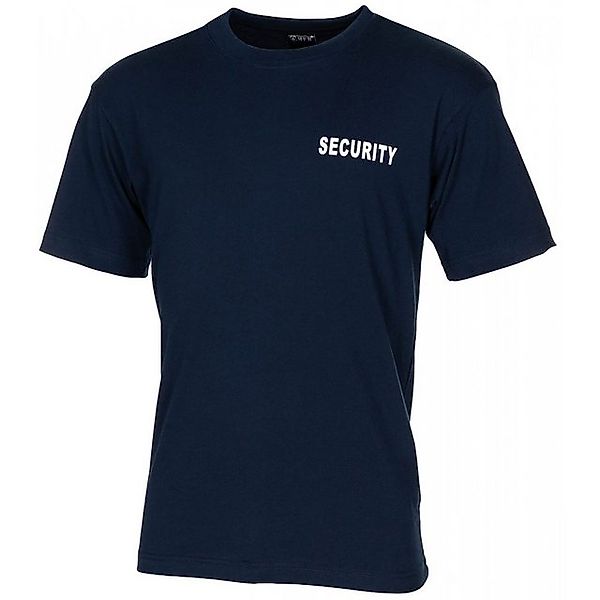 MFH T-Shirt T-Shirt, blau, Security, bedruckt - XL (1-tlg) bedruckt günstig online kaufen