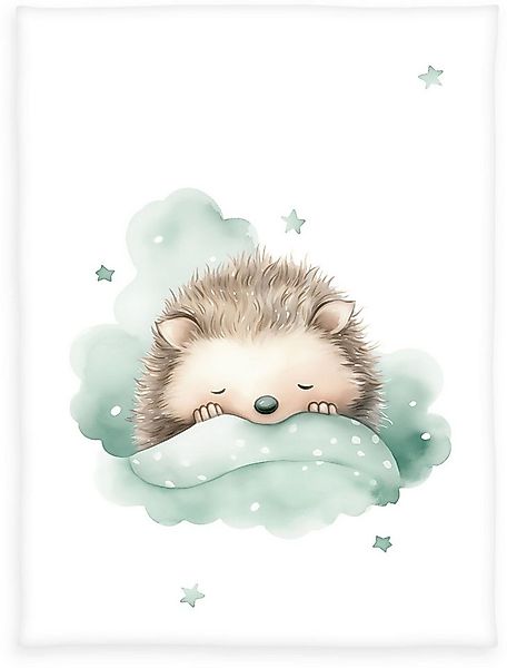 Babydecke babybest Kleiner Igel, Baby Best, niedliches Motiv günstig online kaufen
