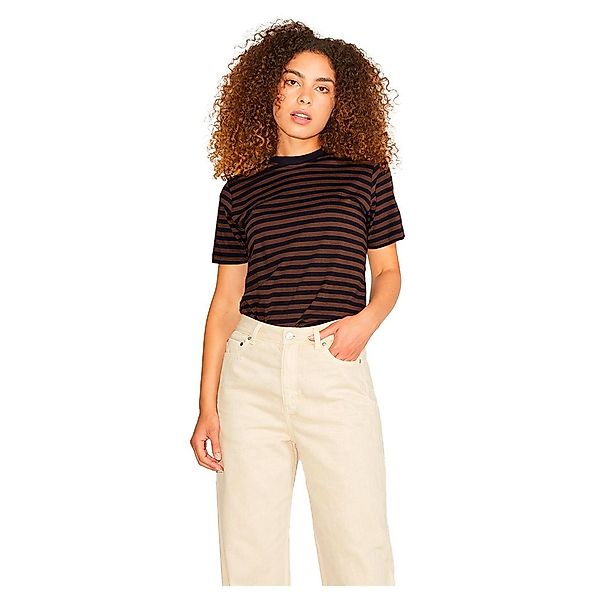 Jjxx Anna Regular Every Stripe Kurzarm T-shirt S Demitasse / Stripes 1X1 Bl günstig online kaufen