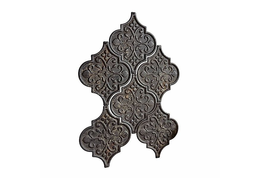 Mirabeau Wanddekoobjekt Wandornament 6er Set Halira antikschwarz günstig online kaufen