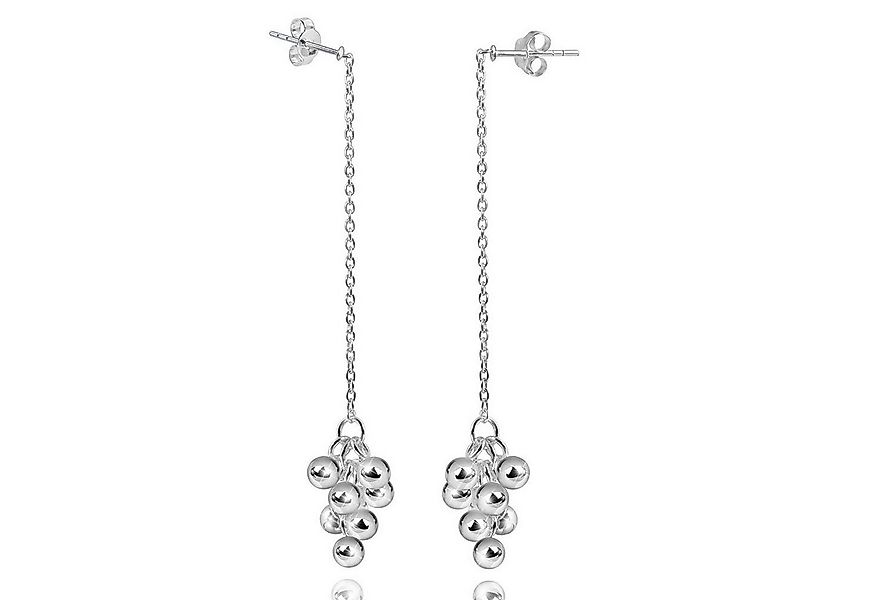 Materia Paar Ohrhänger Damen Silber Traube Kugeln lang SO-239, 925 Sterling günstig online kaufen