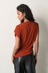 Next Blusentop Asymmetrisches, drapiertes Oberteil mit günstig online kaufen