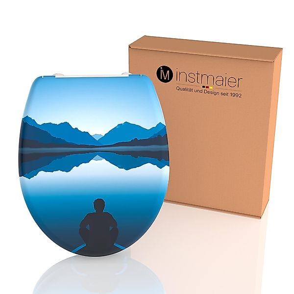 instmaier WC-Sitz Toilettendeckel mit Motiv, Bergsee günstig online kaufen