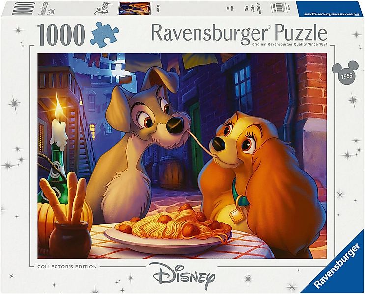 Ravensburger Puzzle Collector's Edition - Disney Classics, Susi und Strolch günstig online kaufen