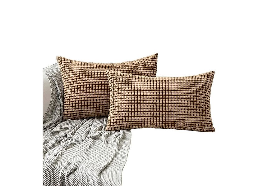 Kaket Kissenhülle 2 Stück, Quadratisch, für Wohnzimmer Schlafzimmer Bett So günstig online kaufen