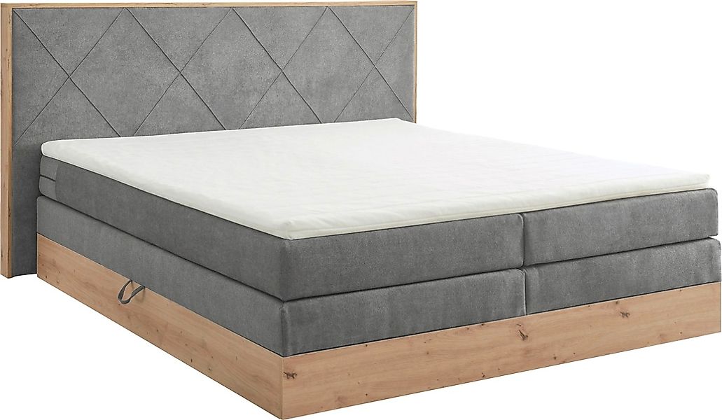 ED EXCITING DESIGN Boxspringbett "Bellevue", inkl. Bettkasten, wahlweise mi günstig online kaufen