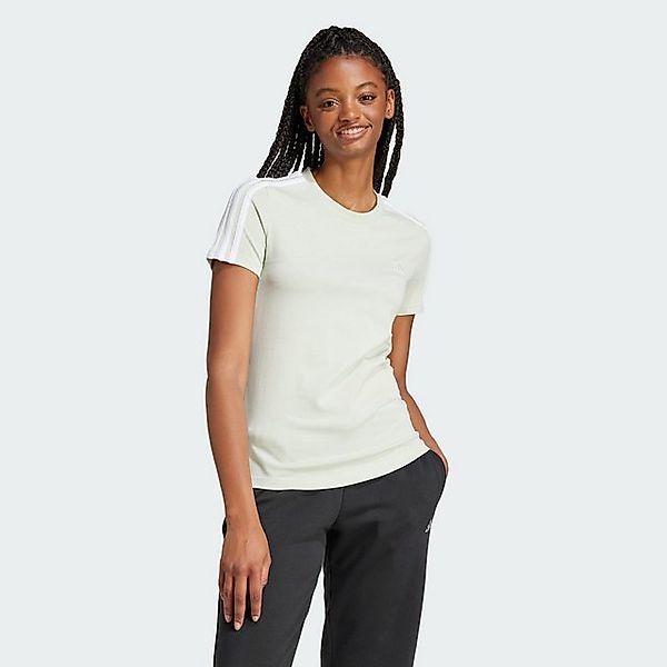 adidas Sportswear T-Shirt LOUNGEWEAR ESSENTIALS SLIM 3-STREIFEN T-SHIRT günstig online kaufen