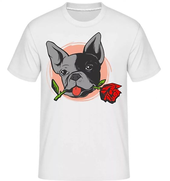 Bulldog Rose · Shirtinator Männer T-Shirt günstig online kaufen