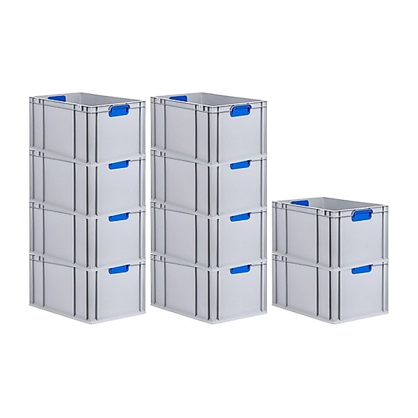 PROREGAL Spar Set 10x Eurobox Nextgen Color HxBxT 32 x 40 x 60 cm 65 Liter günstig online kaufen