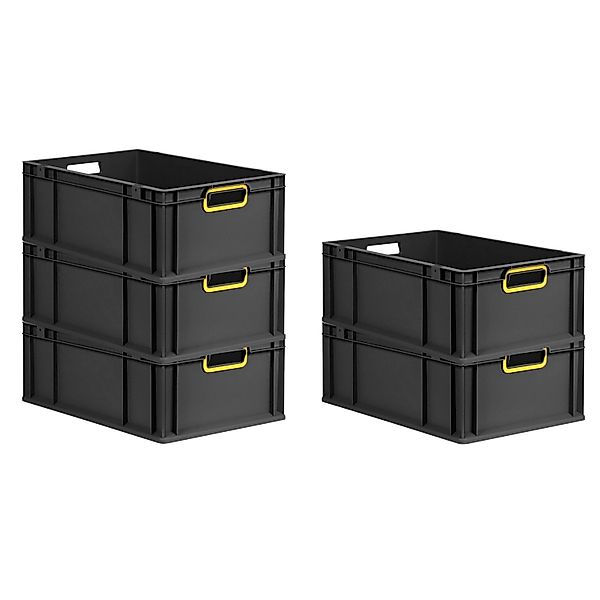 PROREGAL SparSet 5x Eurobox Nextgen Color HxBxT 22x40x60cm 44 Liter Griffe günstig online kaufen