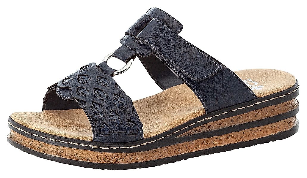 Rieker Pantolette, Keilabsatz, Sommerschuh, Schlappen mit günstig online kaufen