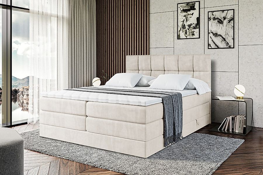 ALTDECOR Boxspringbett RICAR KING (mit Matratze günstig online kaufen