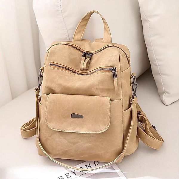 OKWISH Rucksack Laptoprucksack Schulrucksack Lederrucksack Reiserucksack günstig online kaufen
