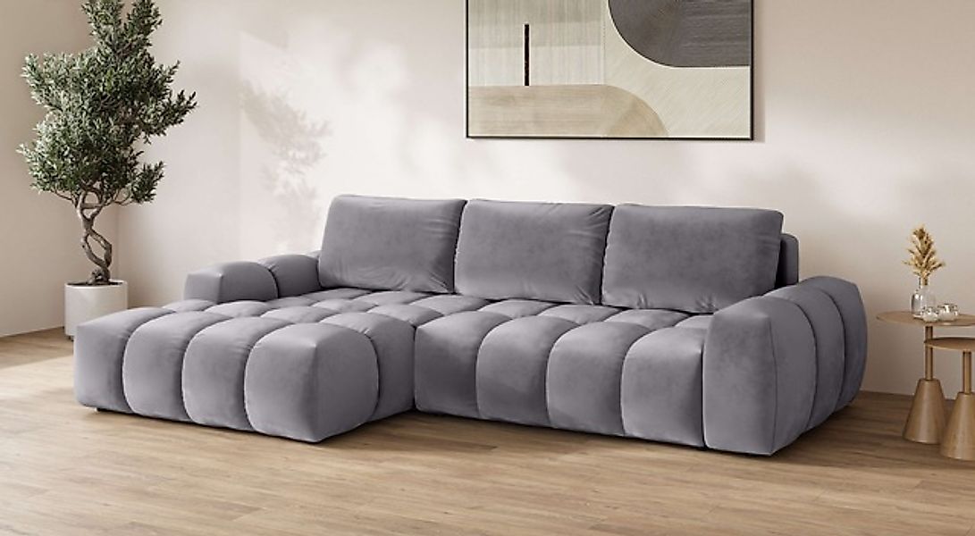 INOSIGN Ecksofa »AZITA klein optionale Schlafsofa mit Bettkasten, B/T/H: 27 günstig online kaufen