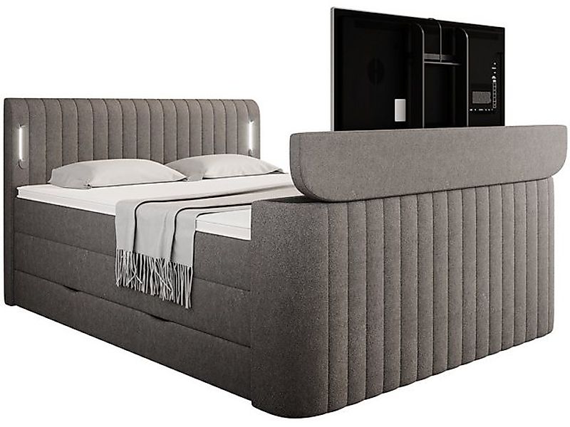 wonello Boxspringbett FLY mit TV-Lift, mit Bettkasten, TFK-Matratzen und pr günstig online kaufen