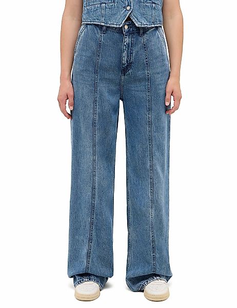 MUSTANG 5-Pocket-Hose "Damen Style Luise Wide" günstig online kaufen