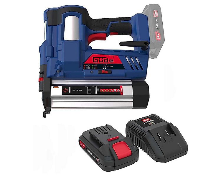 Güde Akku-Stauchkopfnagler Akku Tacker Nagler Klammergerät 18V m.Akku 2.0 A günstig online kaufen