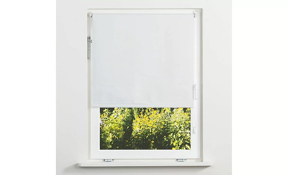 Rollo Klemmfix - weiß - Polyester - 100 cm - Sconto günstig online kaufen
