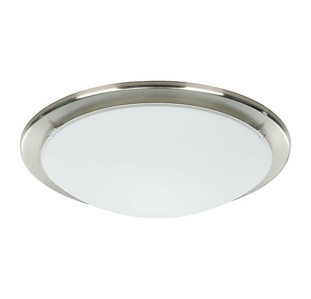 EGLO Deckenleuchte PLANET Deckenlampe, silber, weißes satiniertes Glas, Küc günstig online kaufen