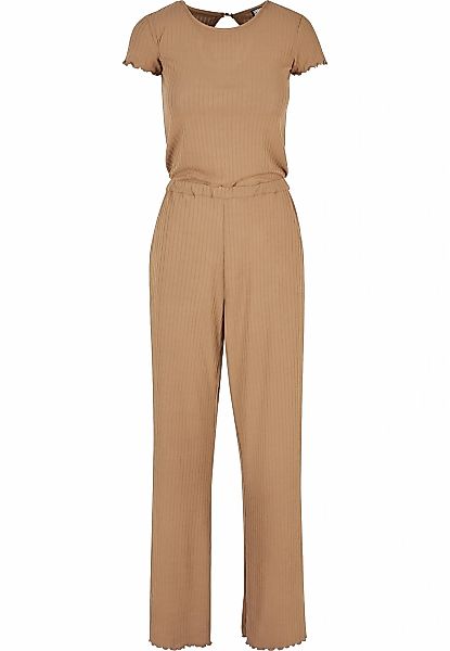 URBAN CLASSICS Jumpsuit "Urban Classics Damen Ladies Rib Wid Leg Jumpsuit" günstig online kaufen