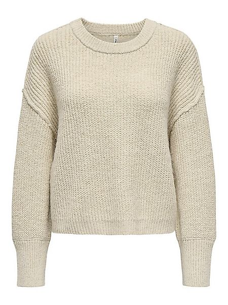 ONLY Strickpullover ONLMALLY LS LIFE DETAIL O-NECK KNT günstig online kaufen