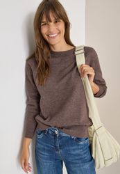 Cecil Strickpullover mit Rundhalsausschnitt günstig online kaufen