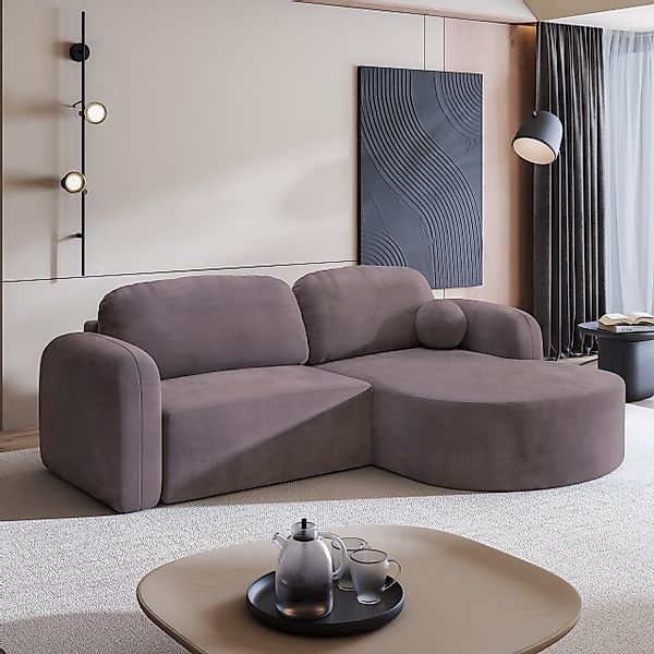 Masseno Ecksofa AMILIA mit Schlaffunktion L-Form, günstig online kaufen