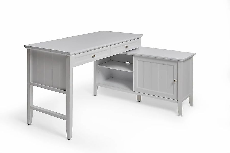 Jahnke Eckschreibtisch "CLASSIC C 145 E", wechselseitig montierbar, mit Sch günstig online kaufen