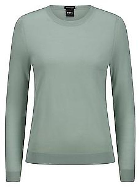 Rundhals-Pullover Ferpina BOSS grün günstig online kaufen