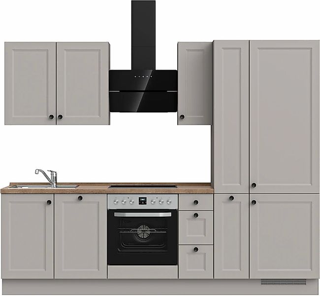 nobilia Küchenzeile ""Cascada II"", vormontiert, Breite 270 cm, Ausrichtung günstig online kaufen