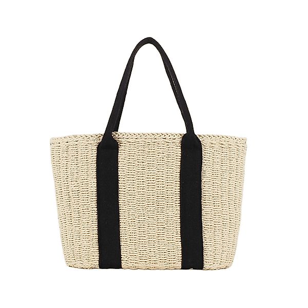YRIIOMO Strandtasche Handgefertigte Handtasche aus Papierstrick günstig online kaufen