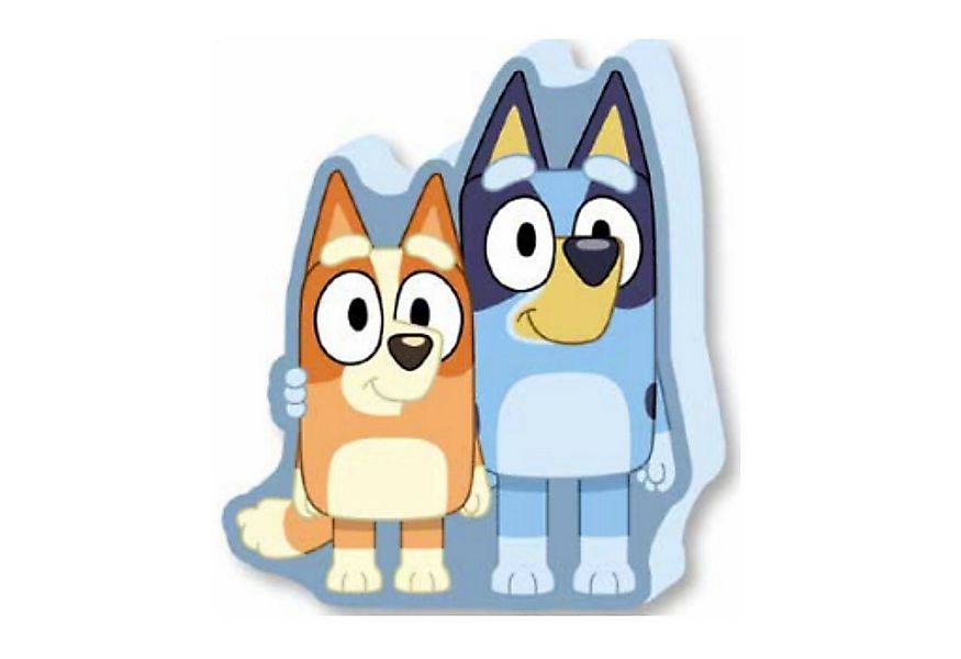 Bluey Dekokissen 40 cm 3D Dekokissen für Kinderzimmer und Spielbereich Weic günstig online kaufen