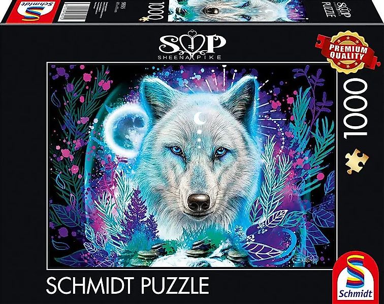 Schmidt Spiele Puzzle Neon Arktis-Wolf, 1000 günstig online kaufen