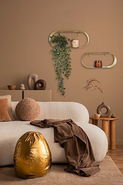 MIRRORS AND MORE Wandregal "Joyce" Set, 2 Stk. tlg. Mit Metallstreben, Wand günstig online kaufen